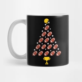 Football Christmas Men Women Kids Football Ugly Christmas Mug